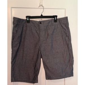 Levi Strauss‎ & Co. Mens Chino Shorts Blue 100% Cotton Pockets Flat Front 40